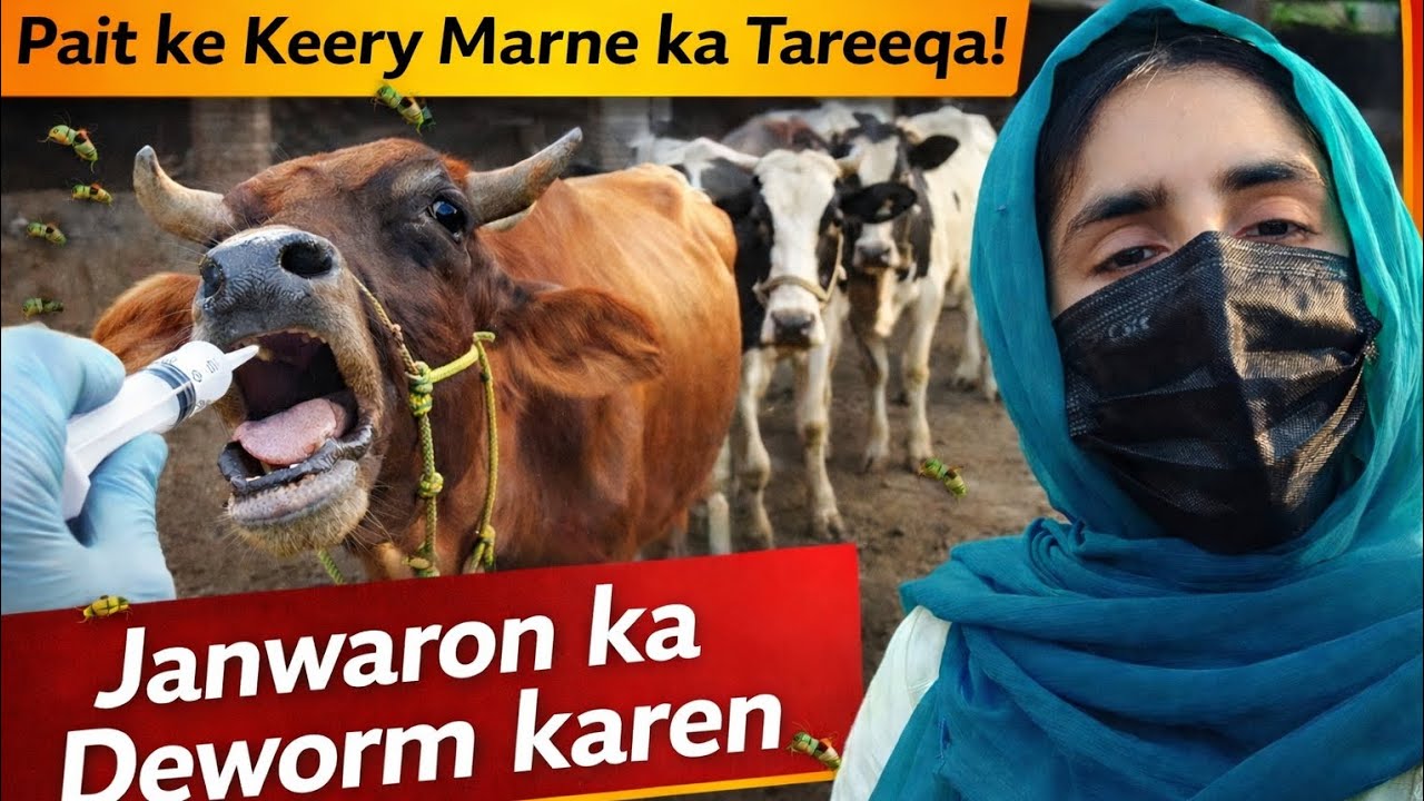 Pait ke Keeray Khatam Karne ka Asaan Tareeqa | Janwaron ka Deworm Kaise Karein?