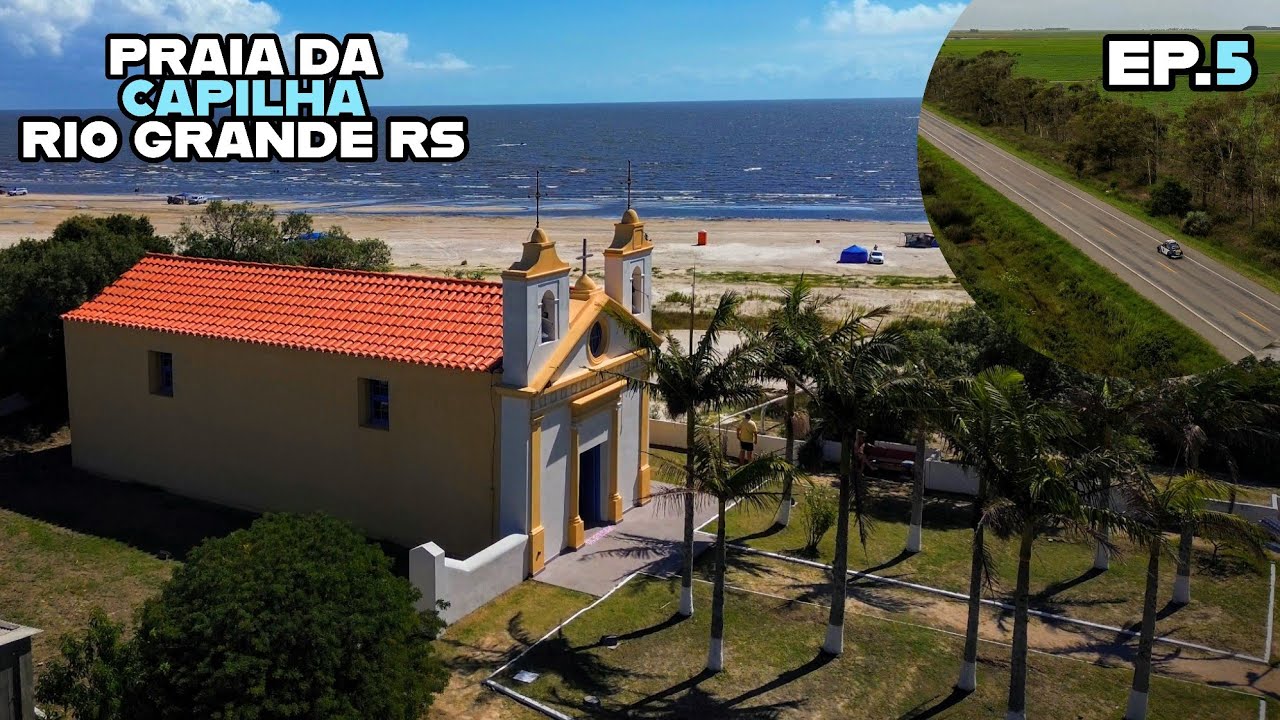 EP. 5 | PRIMEIRA VEZ INDO NA PRAIA DA CAPILHA NO RIO GRANDE DO SUL