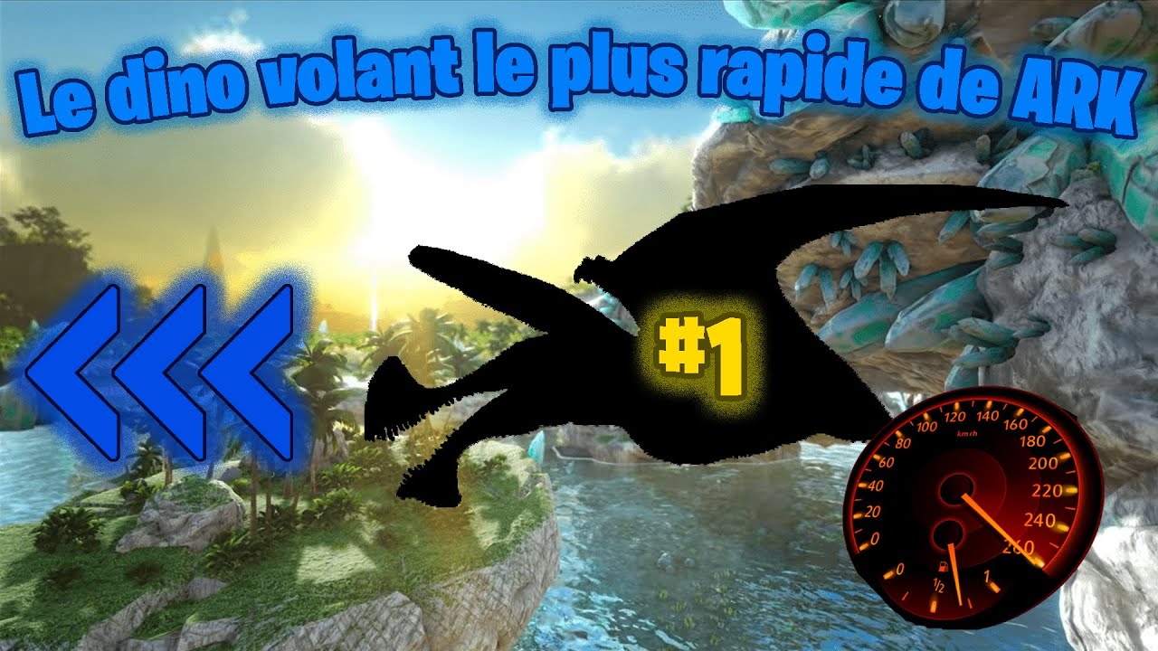 Ark, Le DINO VOLANT Le plus RAPIDE | ARK dino le plus rapide #1