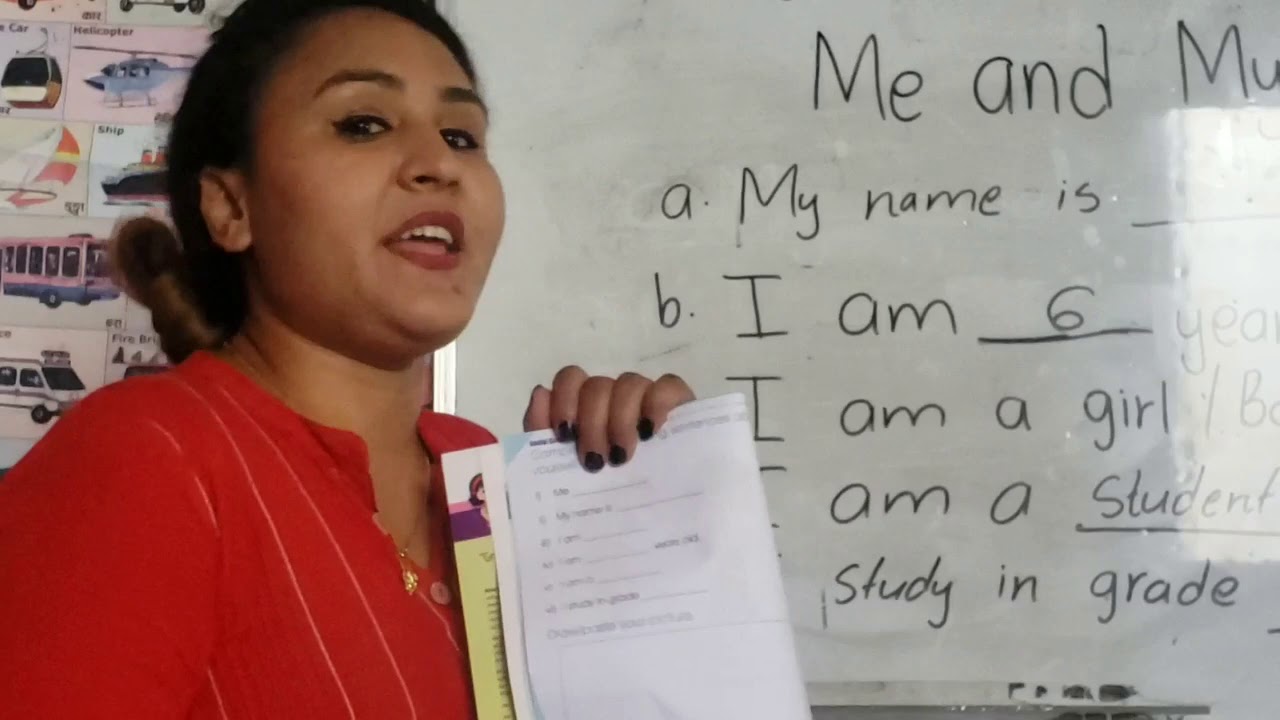 Class : U K G : Social Studies( Me and Myself) l Baby Angel