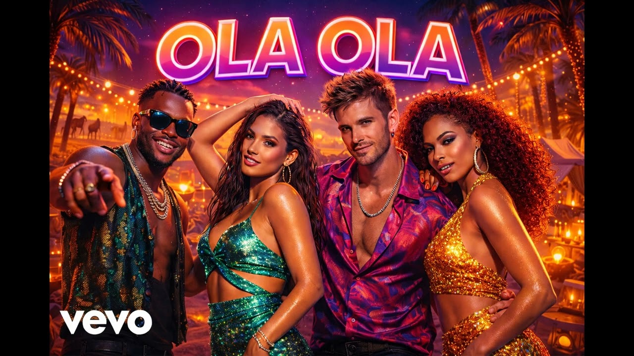 GIMS Ft. Dhurata Dora & Dafina Zeqiri, Soolking - Ola Ola (Official Music)