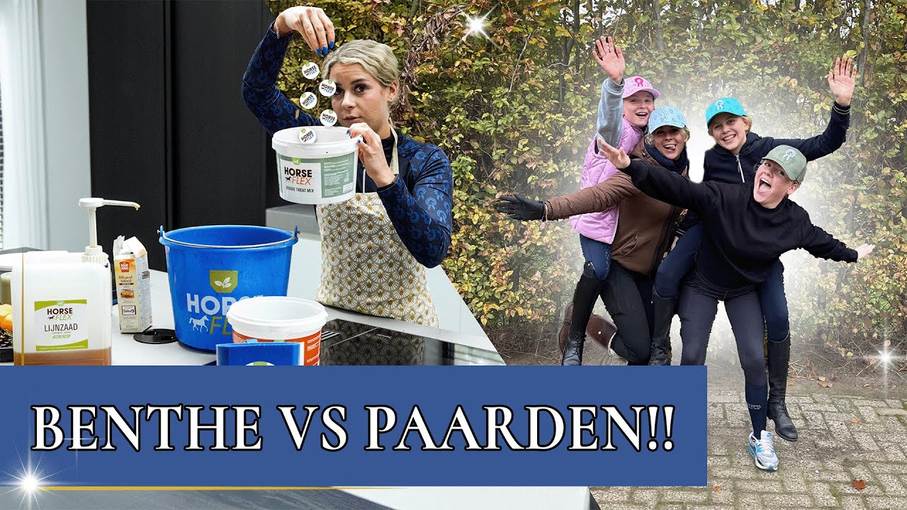 Benthe gaat de strijd aan! HorseFlex paardenchallenge 🏆🐎 | PaardenpraatTV