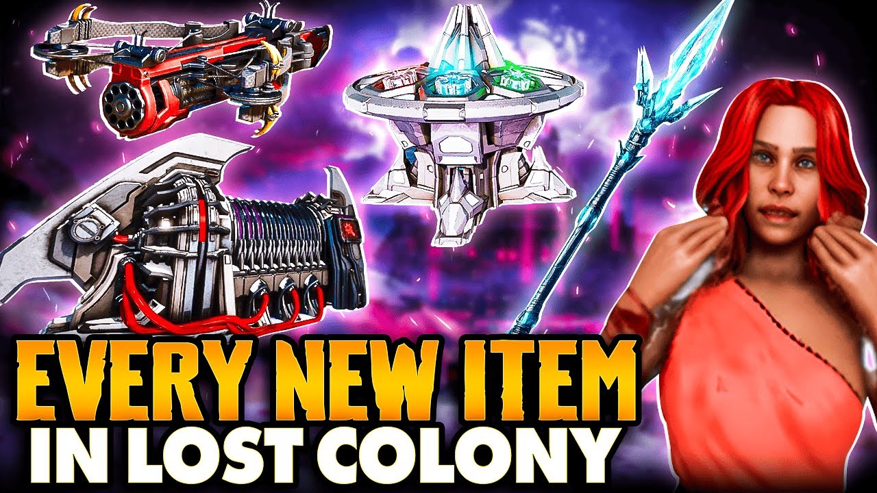 Все новые предметы в Lost Colony | ARK Survival Ascended