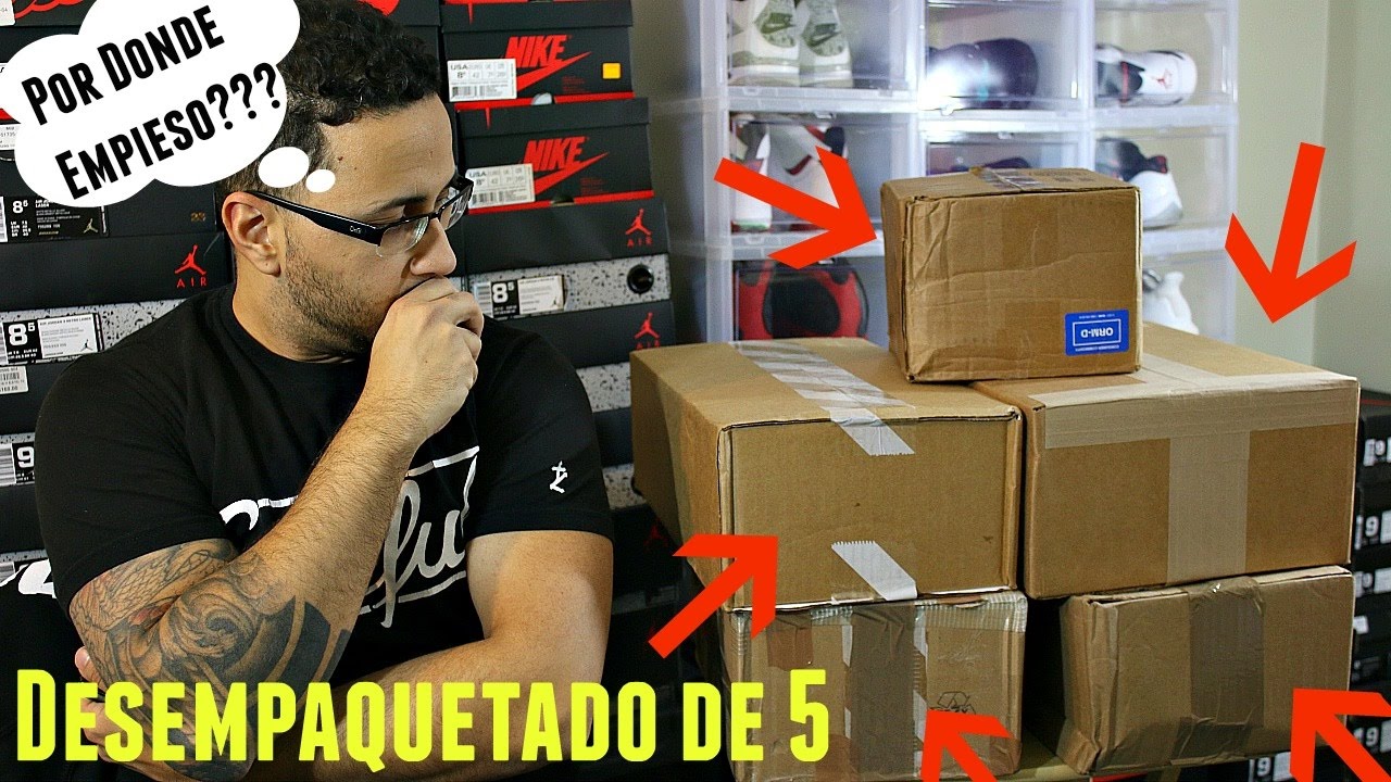 Desempaquetado 5 Cajas!! 5 Box Unboxing Nike, Exclusive NMD, Jordans, Crep Protect