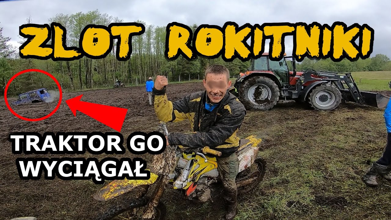 🏍Zlot Rokitniki | Było DUUŻO BŁOTA !!  💩🔥 Część 1