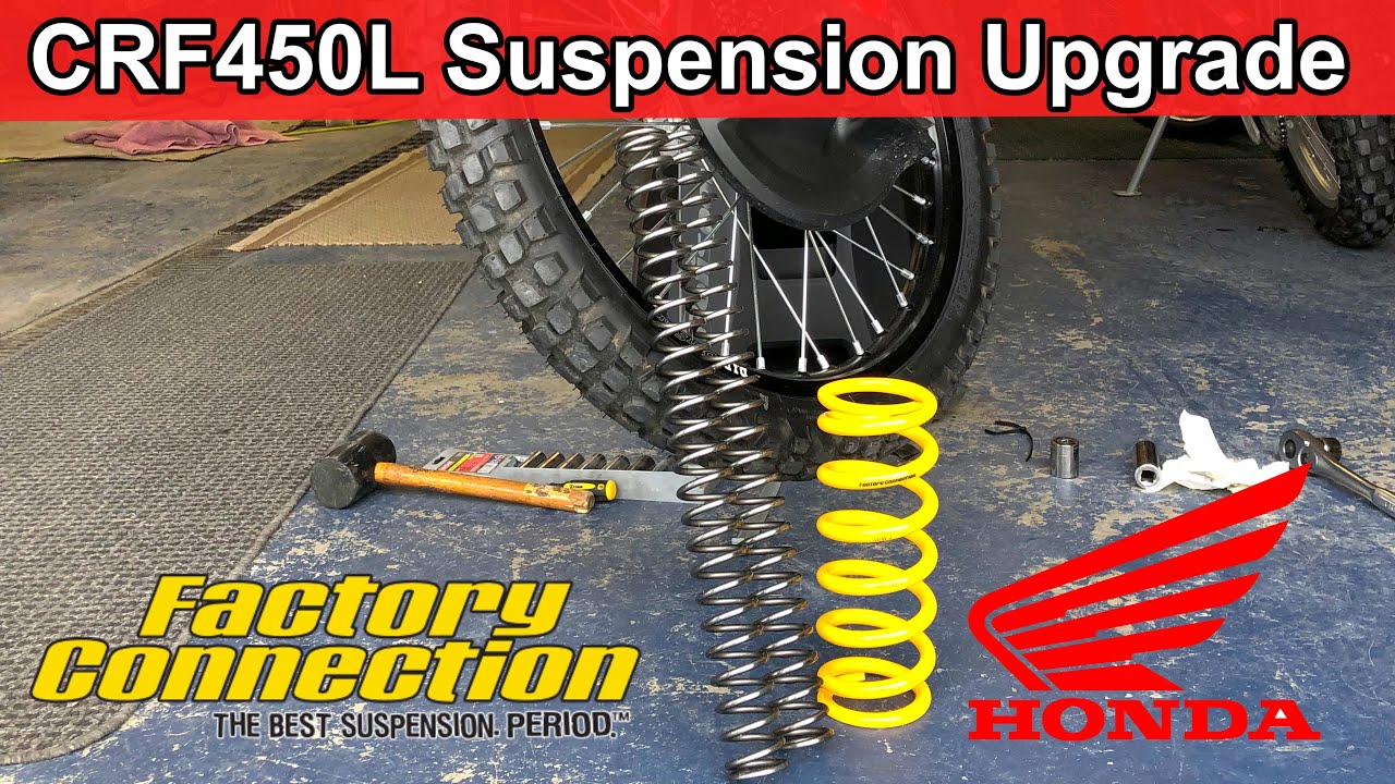 CRF450L Suspension Upgrade Fork and Shock Springs