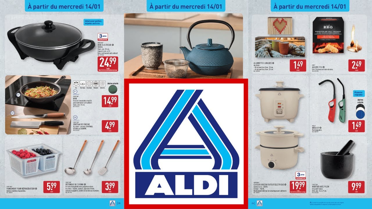 Каталог ALDI от 13 января 2026 г. ✅ Новинки: товары для кухни, моды и дома 🔥