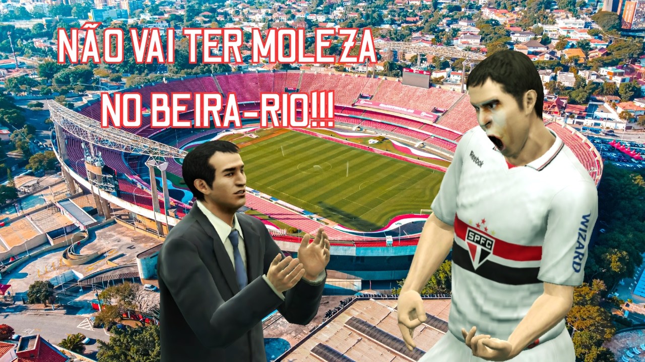 O Tricolor quer CALAR o BEIRA-RIO!!! - Master Liga São Paulo FC - Parte 14 (PES 2013 PC)