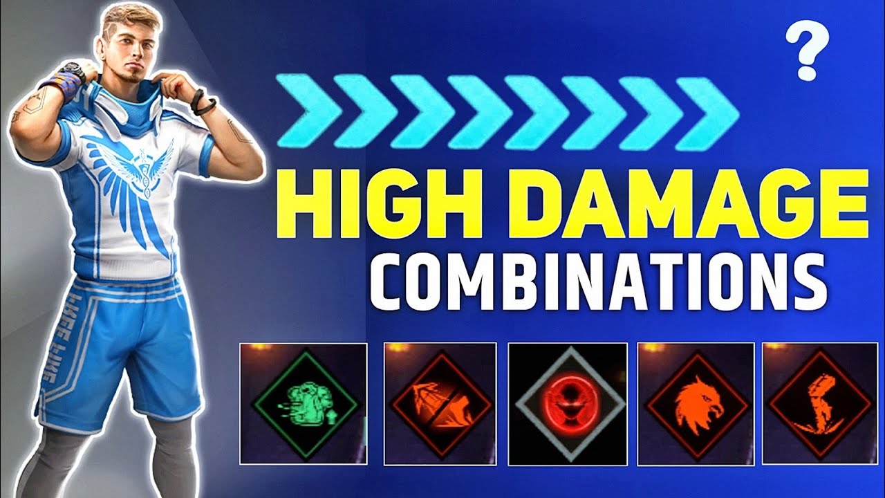 High Damage Character Combination for CS Rank | Free Fire Best Combo