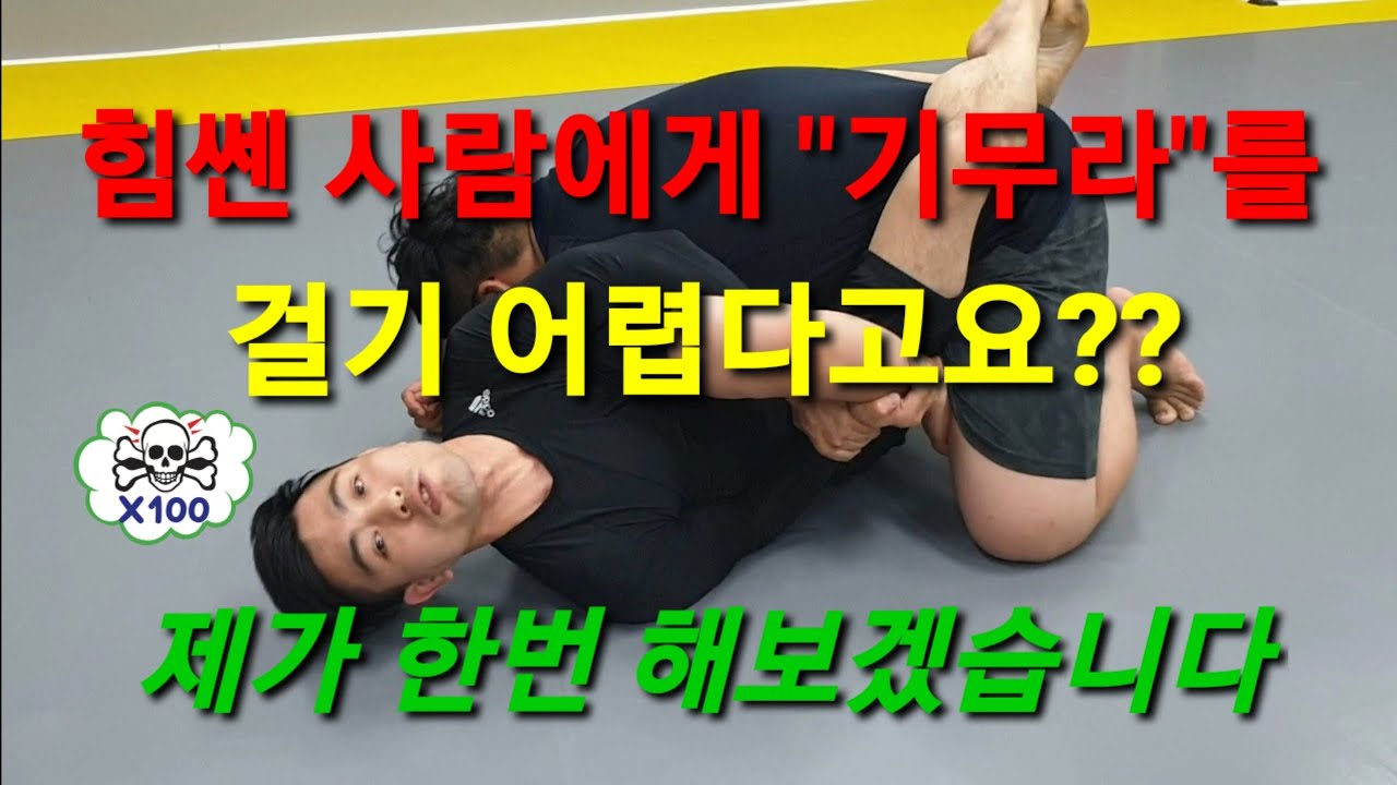 [주짓수 기술] 힘쎈 사람에게 