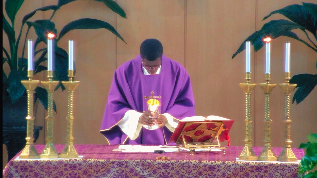 La Sainte Messe du jour |  Mercredi Saint | 01-04-2026 |  P. Sylvestre Beladjolo, FM