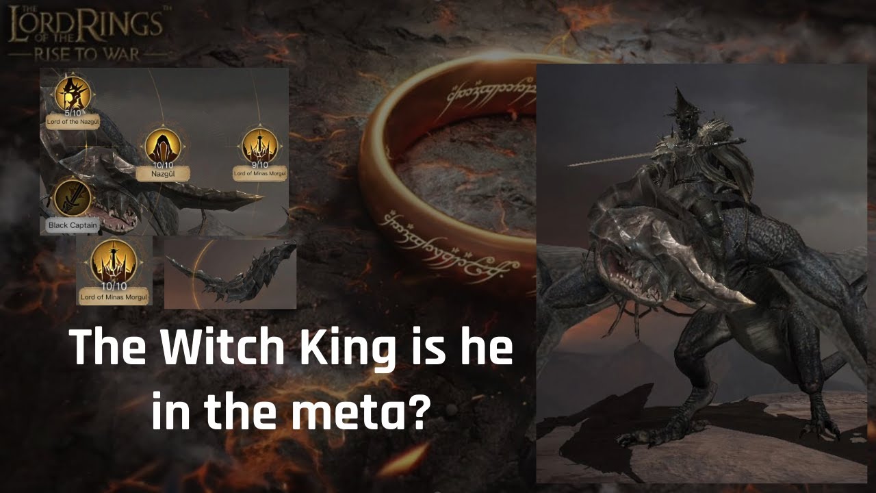 LOTR RISE TO WAR. The Witch King can no man kill him? Meta?