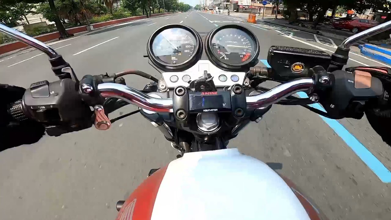 Honda CB400 PB1 | SC Project CRT Exhaust | 0-110kph | Top Speed per Gear (1st-3rd) | QC, Philippines