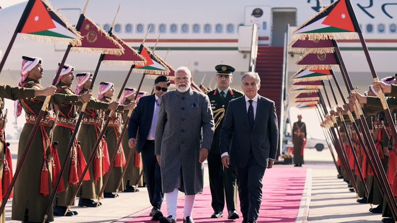 Moments so special! Catch PM Modi&rsquo;s touch down in Jordan and thereafter..