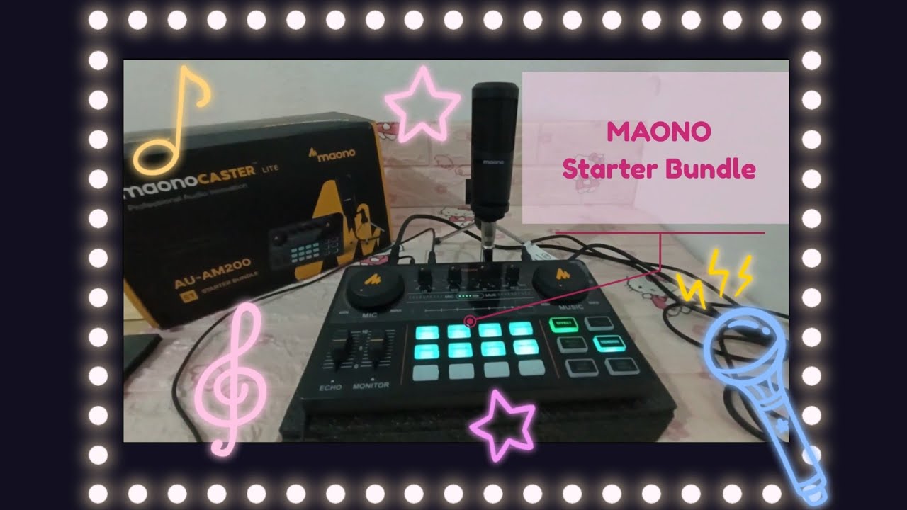 How to set up MAONO starter bundle