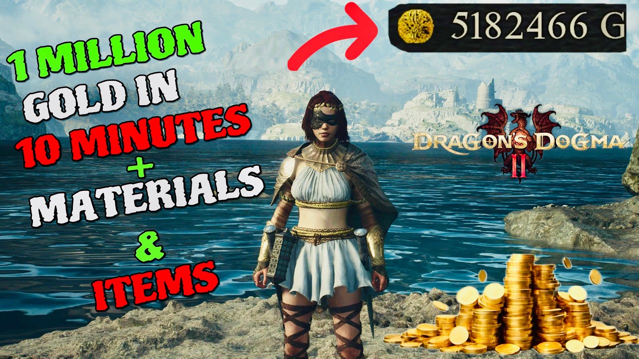 Fastest Gold Glitch - Dragon&rsquo;s Dogma 2 1 Million Gold In 10 Minutes (Items + Materials)