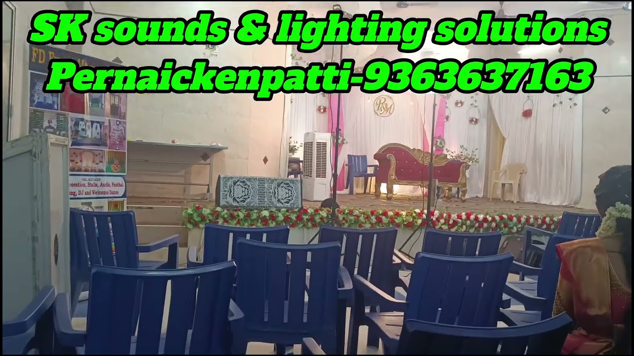  Marriage |event Sivakasi| DJ system| stage decoration |SK event management system