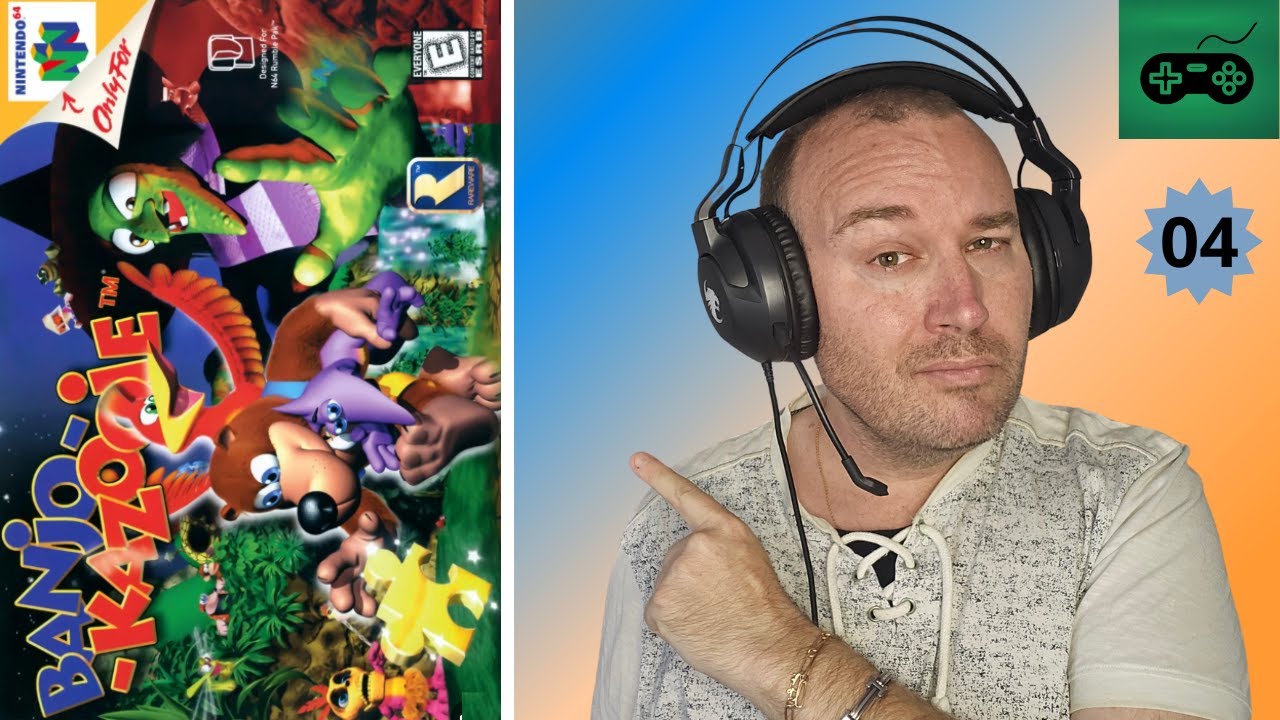 BANJO-KAZOOIE (Let's Play 04) - On découvre le cimetière et la maison de Gruntilda !