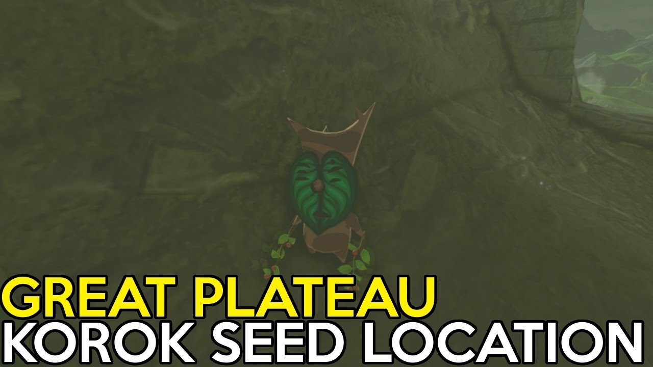 All Korok Seeds Location In Great Plateau - Legend Of Zelda Breath Of The Wild