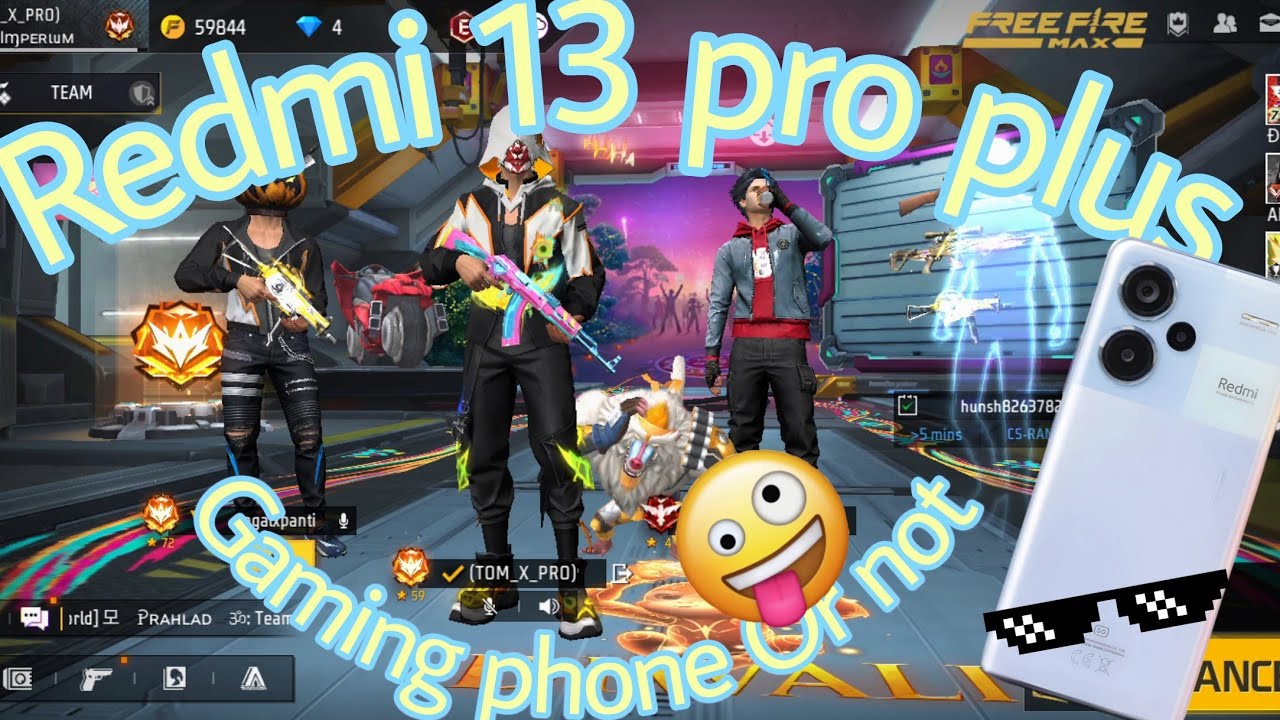 Redmi Note 13 pro plus Gaming test #viralvideo #bhanuofficial