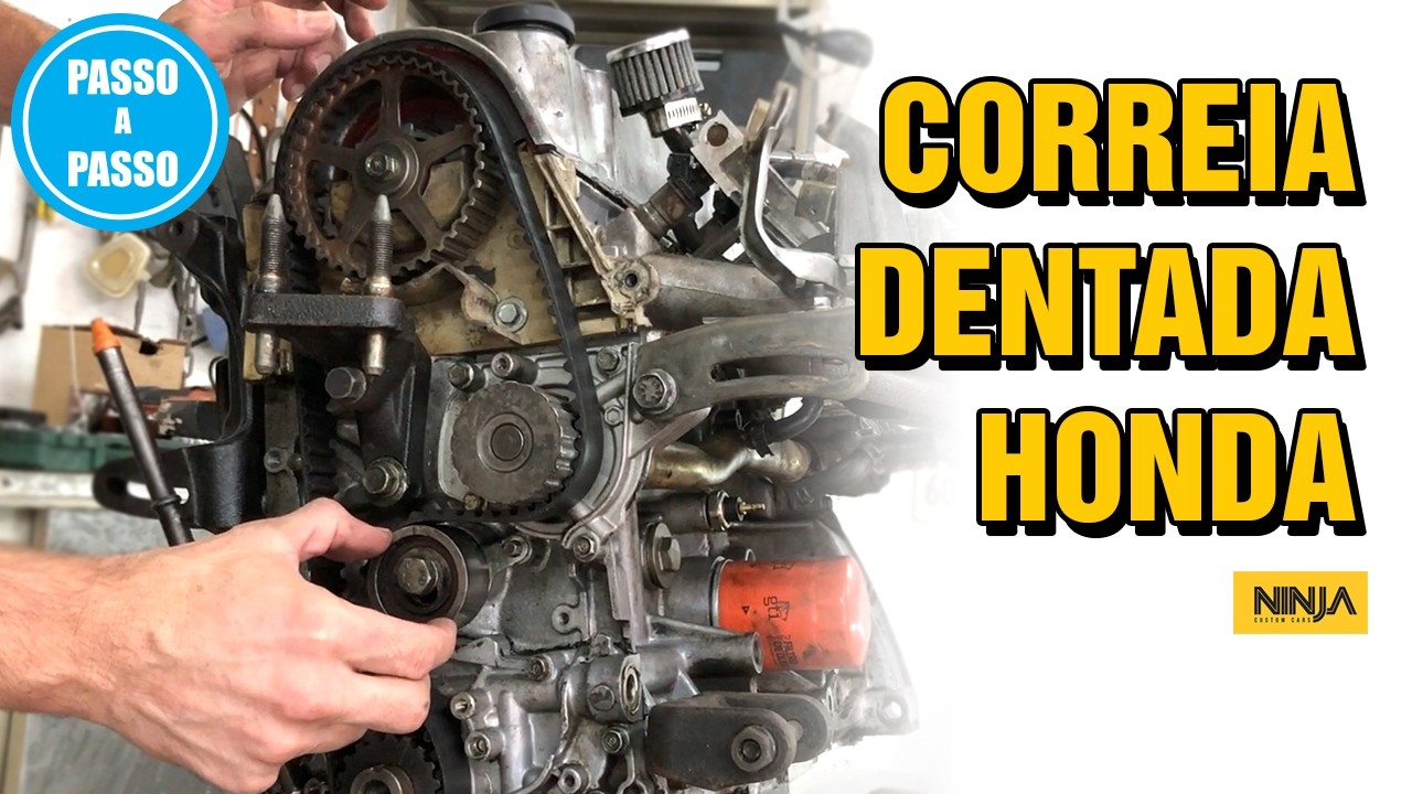 Como Trocar Correia Dentada - Honda Civic 1.6 de 92 a 2000 (Passo a Passo com dicas!)