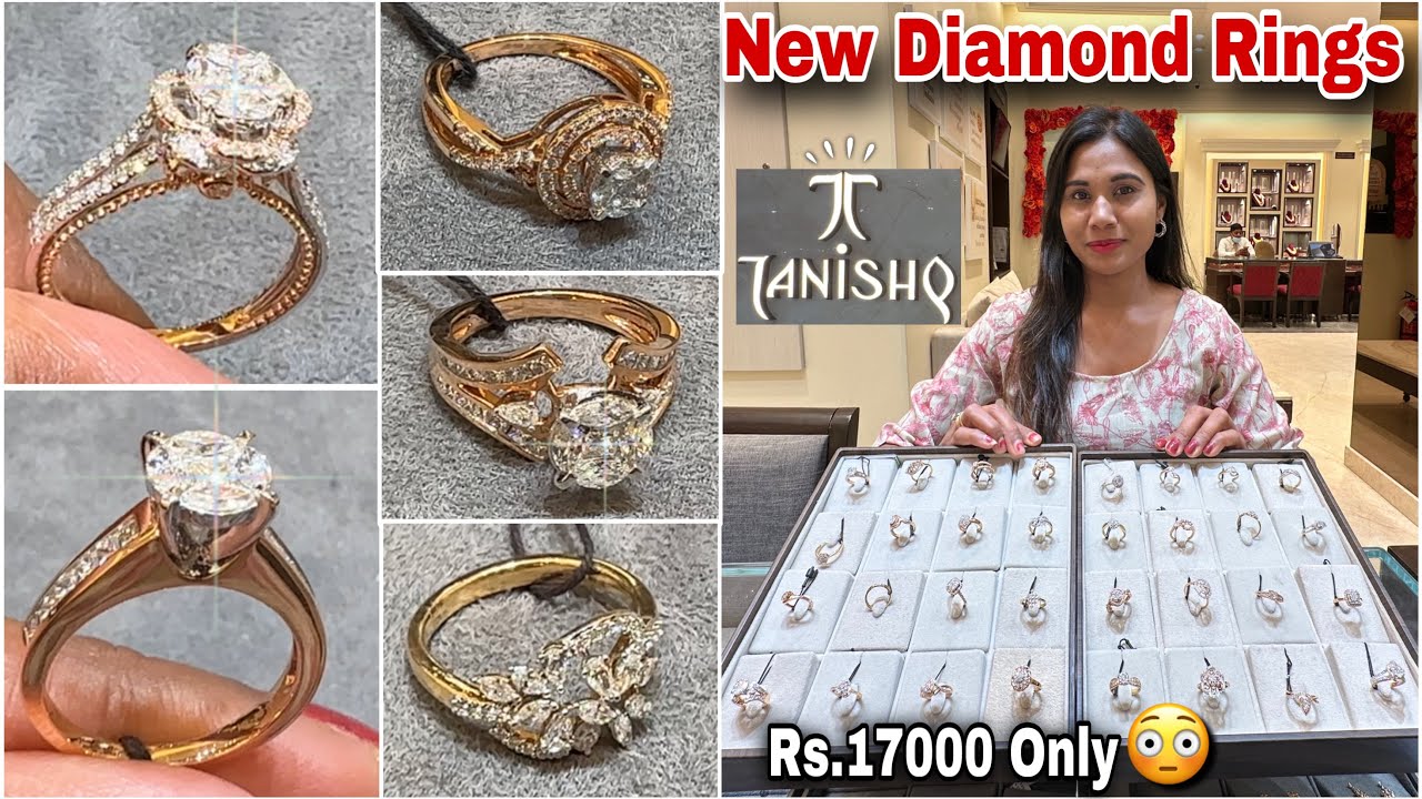 Tanishq Latest Diamond Ring Designs With Price 1.61Gm💍| Tanishq Light Weight Diamond Ring With Price