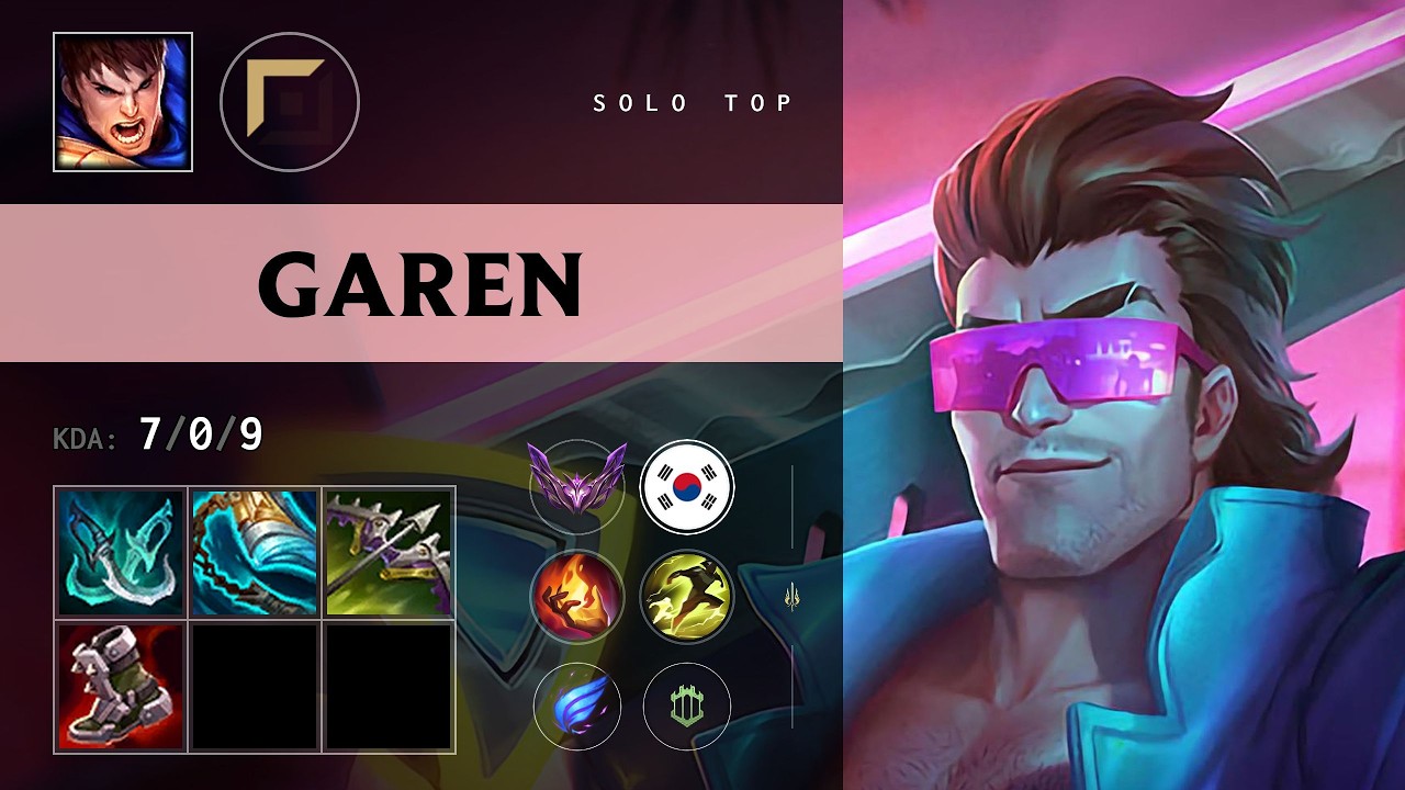 Garen Top vs Gnar - KR Master Patch 26.15