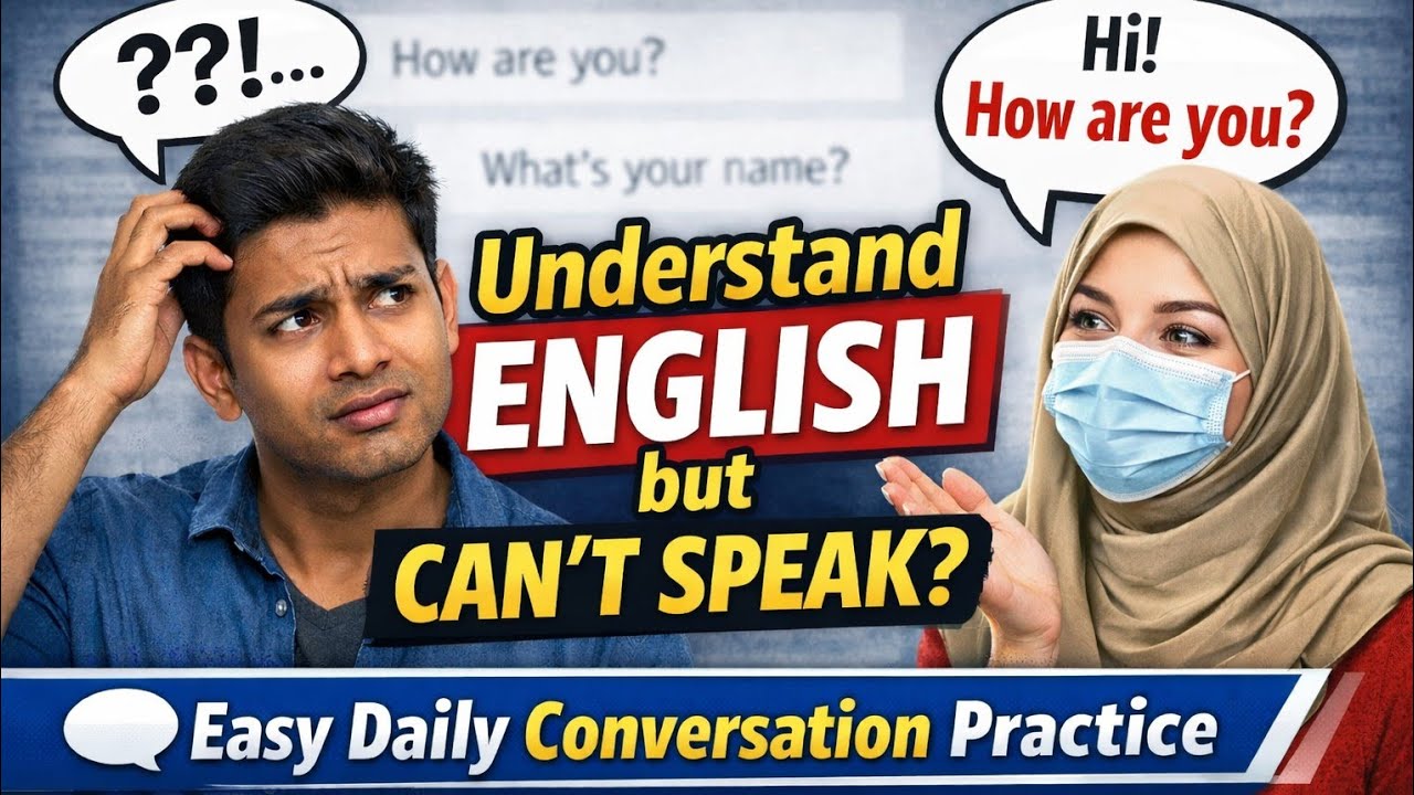 Understand English but Can’t Speak? | Easy Daily Conversation Practice