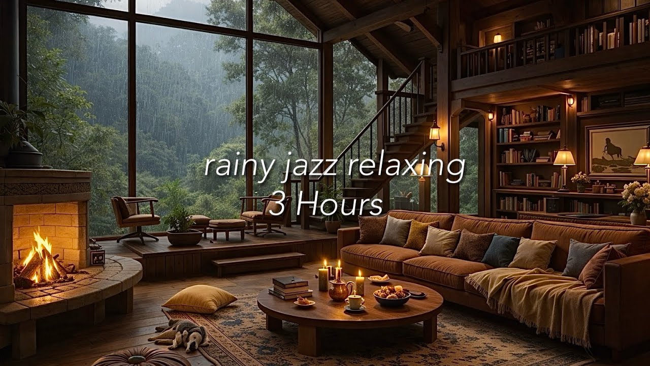 Rainy Jazz Relaxing 3 Hours