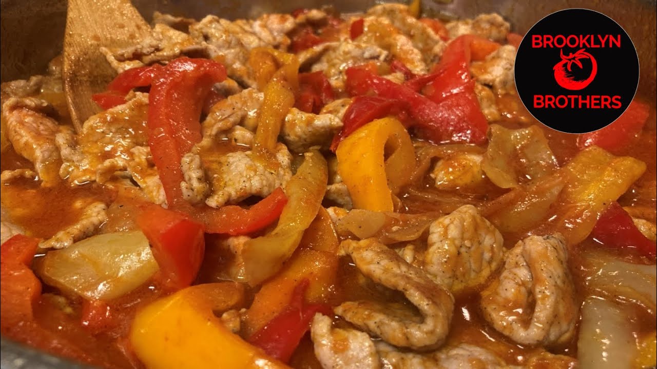 Mother Teresa’s Veal & Peppers - Excellent Veal Recipe!
