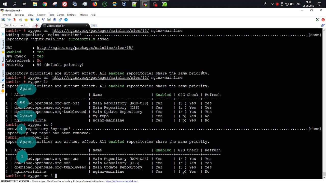 LFCS | Использование zypper | openSUSE Tumbleweed