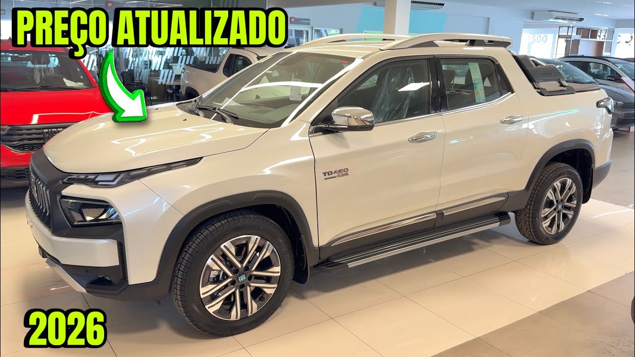 PREÇO ATUAL da NOVA FIAT TORO RANCH 2026. DESCONTOS para PR ou EMPRESA, Veja.