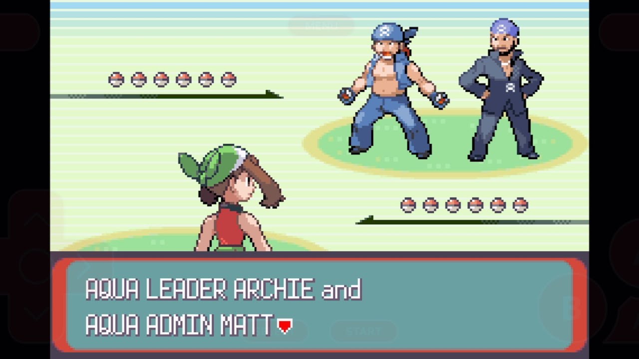 Pokémon Emerald: Legacy, Mt. Pyre Team Battles + Archie & Aqua Admin Matt Double 
