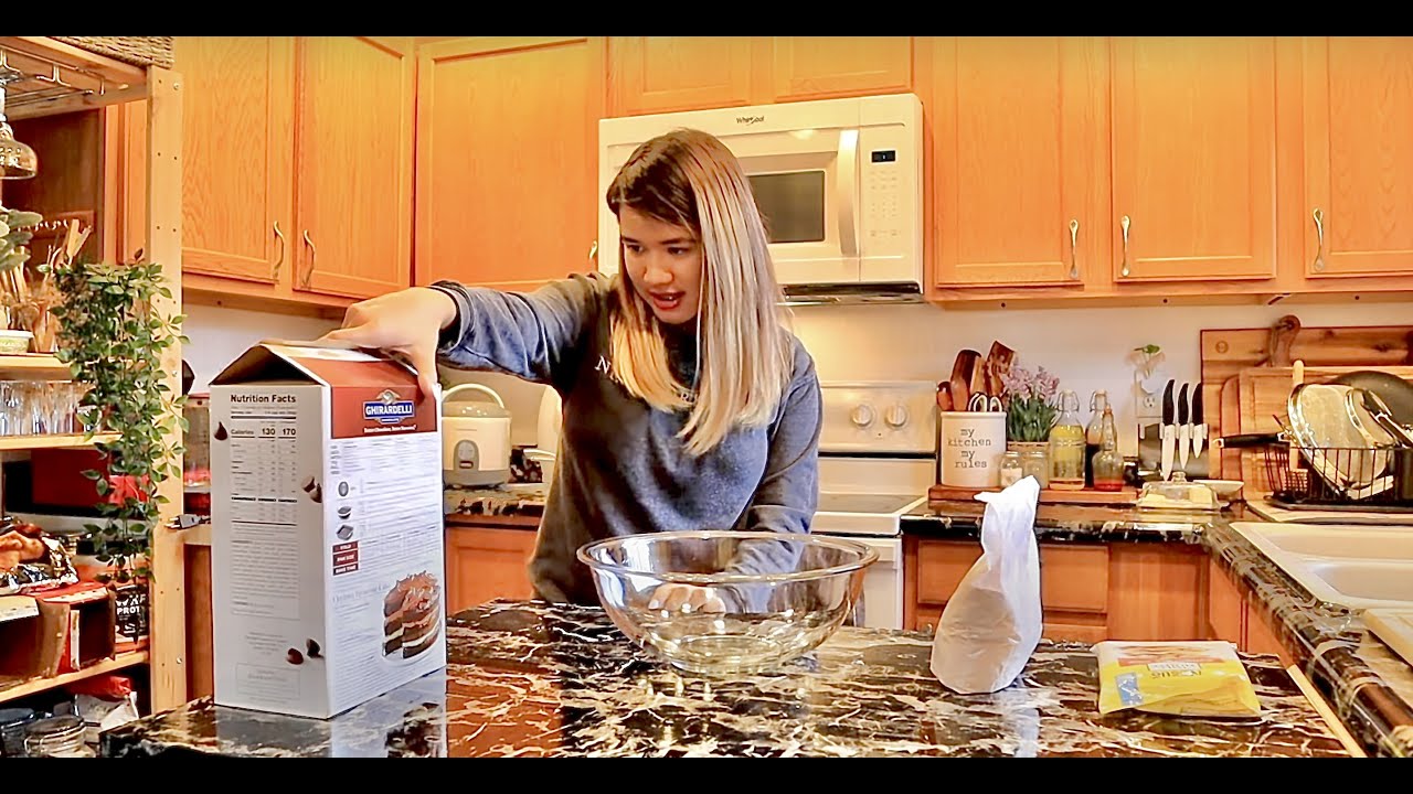 BAKING STORE BOUGHT BROWNIE MIX AND COOKIES