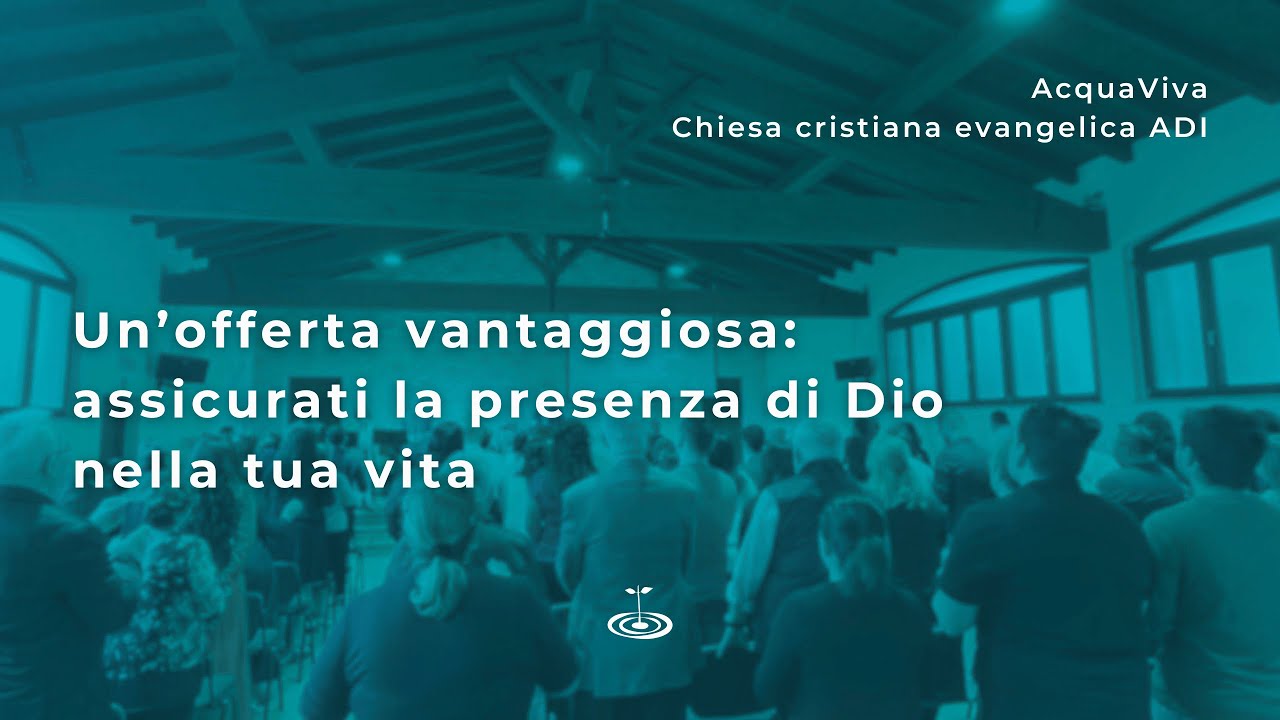 Un'offerta vantaggiosa: assicurati la presenza di Dio nella tua vita - Esodo 25:1-2