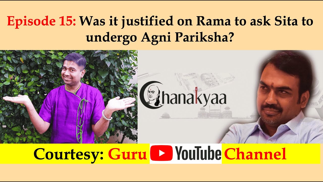 Dushyanth Sridhar | Rangaraj Pandey | P15 | Was it right for Rama to ask Sita for the Agni Pariksha?