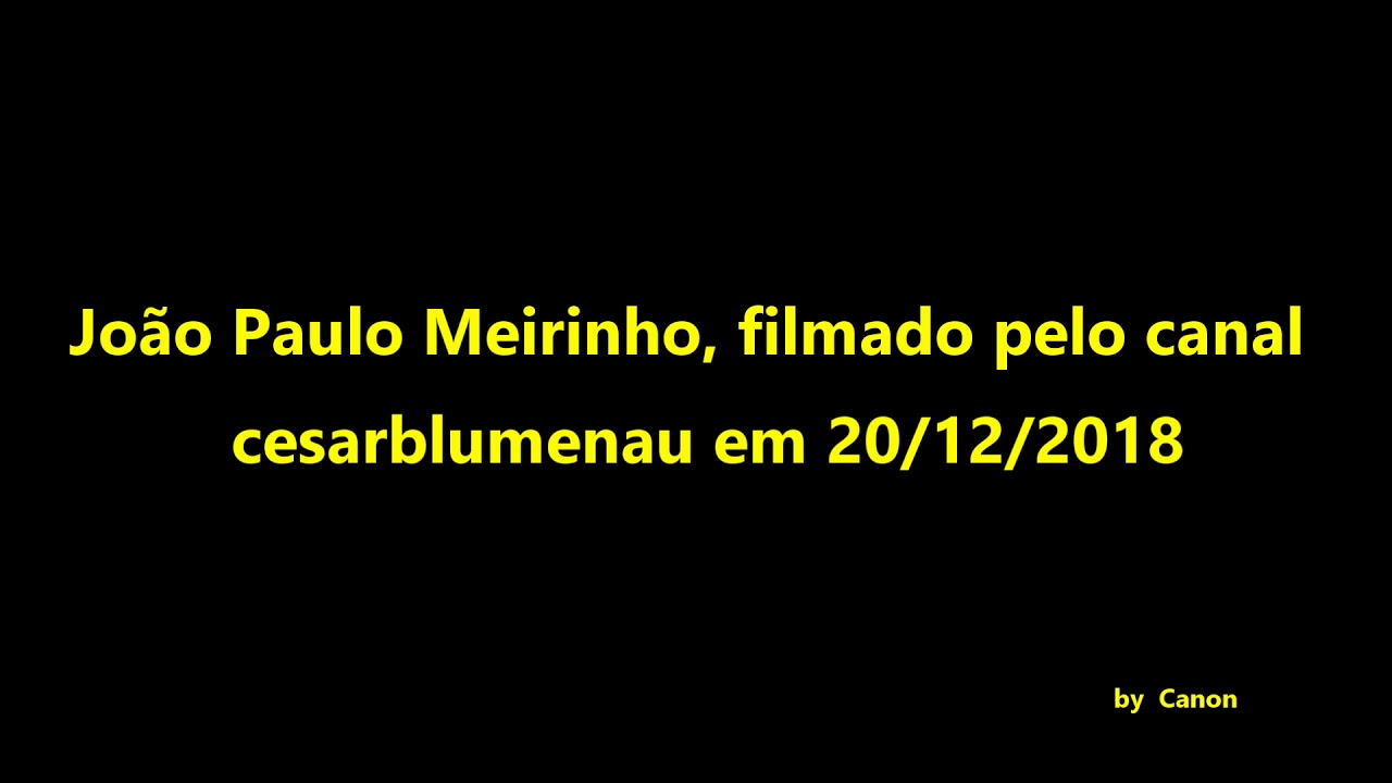 Filmados pelo Canal C&eacute;sar Blumenau