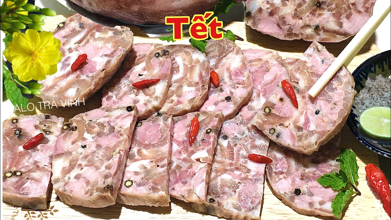C&aacute;ch l&agrave;m PATE BONG B&Oacute;NG- THỊT NGUỘI- Chả Lạnh dai gi&ograve;n đ&oacute;n Tết Ngon tuyệt