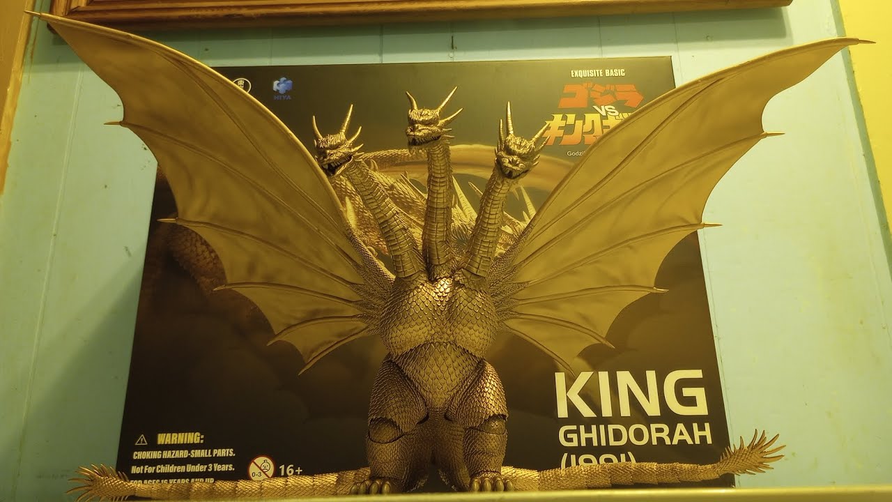 Hiya Toys Exquisite Basic Godzilla VS King Ghidorah King Ghidorah 1991 Unboxing.