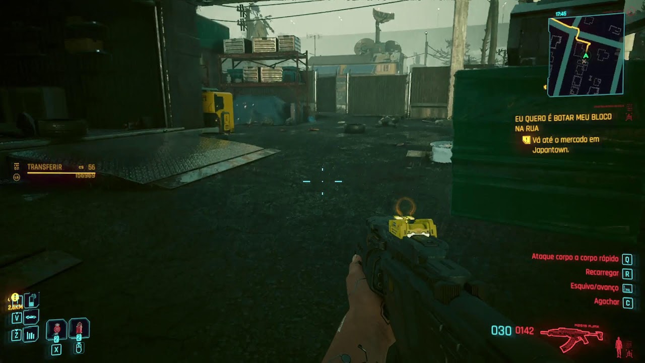 Cyberpunk 2077 -  Ryzen 7 5700g com 32gb ram, na RX 570 4gb - Sem comentário ...