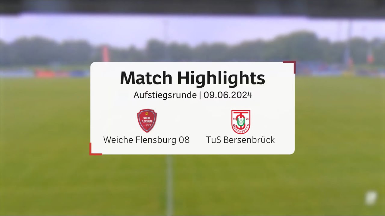 Relegationsdrama Teil 2: Weiche bucht letztes RL Nord Ticket | SC Weiche Flensburg - TuS Bersenbrück