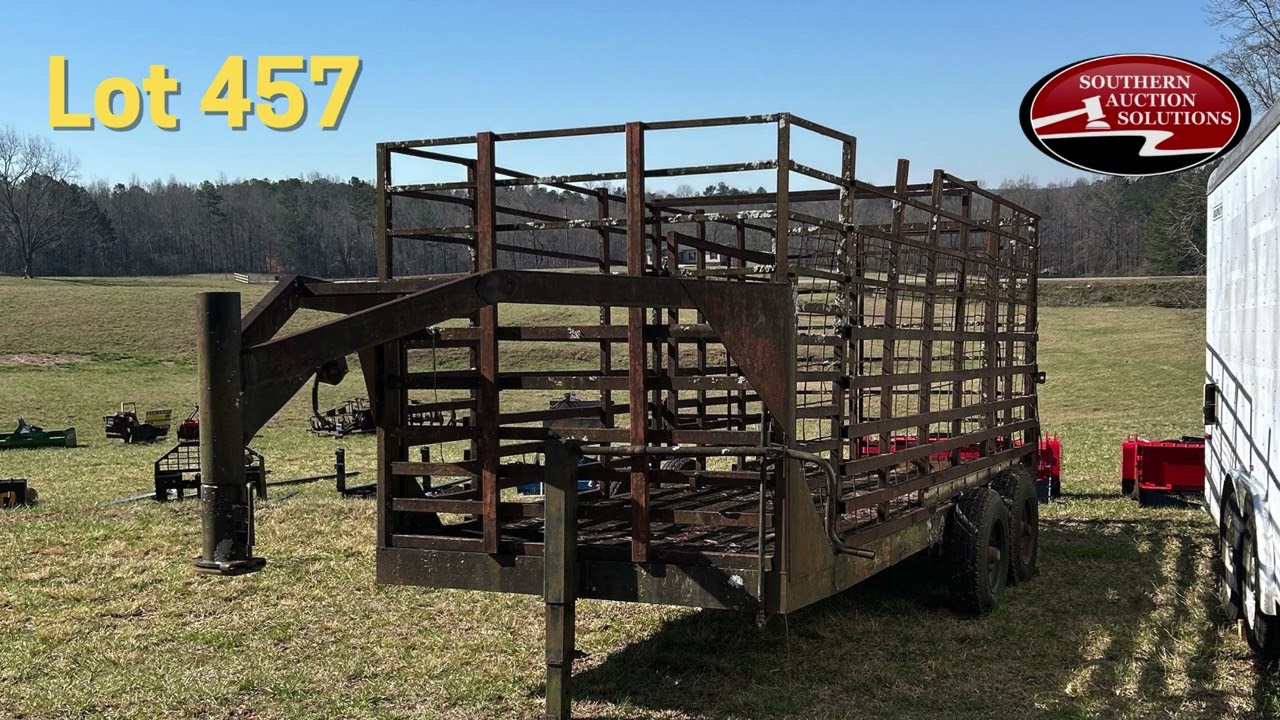 Trailers Trailers and More in our Spring Equipment Auction