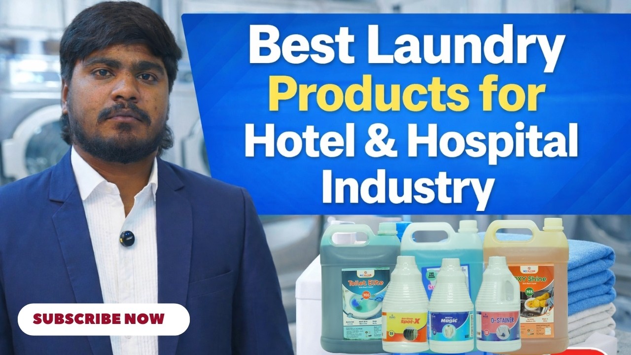 Best Laundry Products for Hotel & Hospital Industry | Mylab Biotech Chemicals | 📞 9392561829