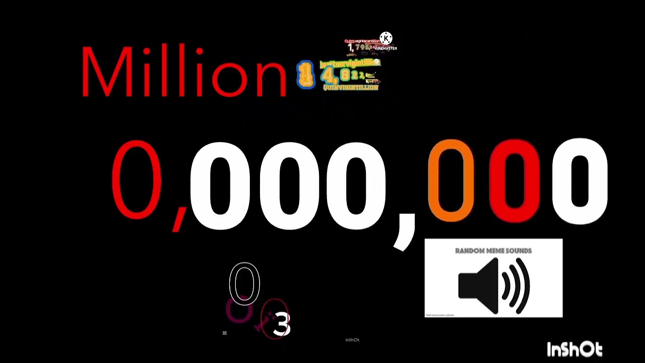  Numbers 1 to 1 Billion