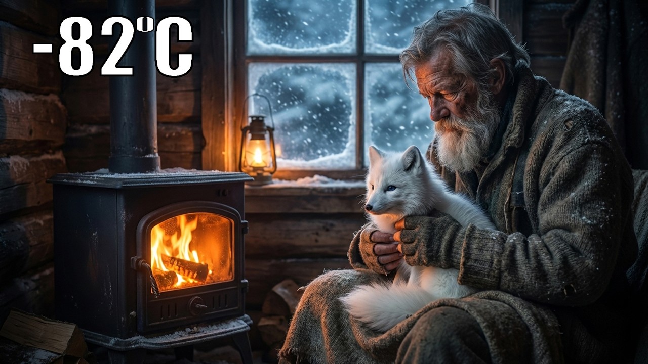 In the Coldest of Winters &ndash; Bonding with a Fox by the Fire 🔥❄️ | Survival Animation
