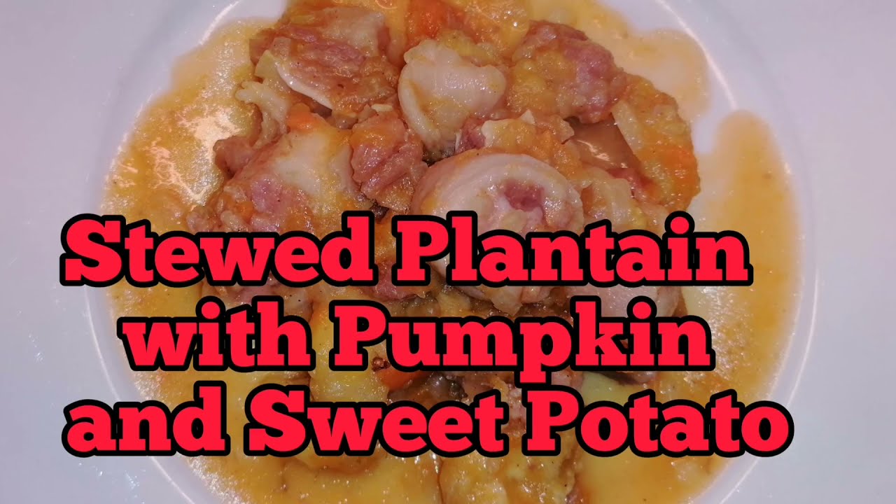 Банановое рагу с картофелем Сладкая ПАМПУНА рецепт @SylisMukbang #Antilliaansefood #curacao