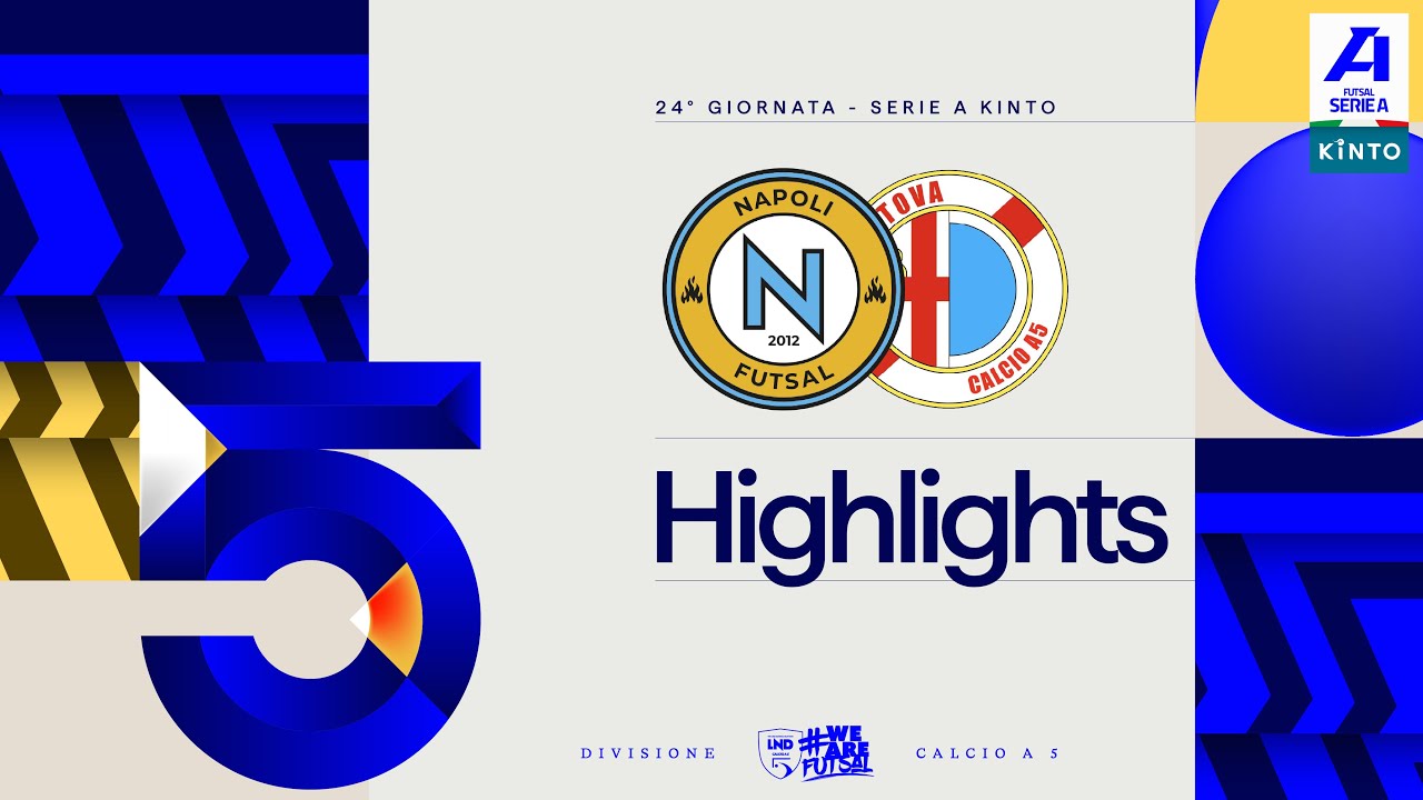 Napoli Futsal-Saviatesta Mantova 3-1 | Gol e highlights | 24ª giornata | Serie A KINTO 2025/2026