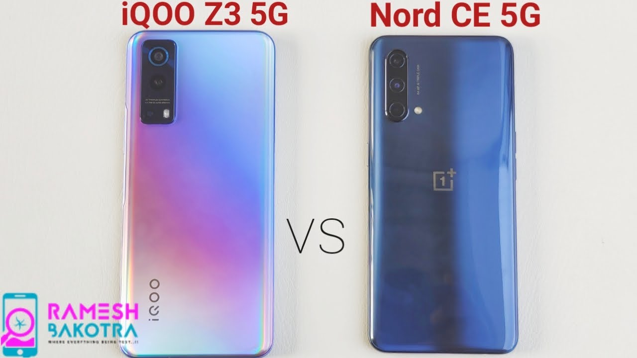 OnePlus NORD CE vs iQOO Z3 SpeedTest and Camera Comparison