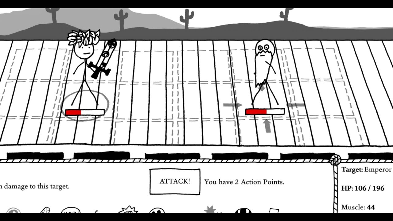 Fightin Norton on the train- West of Loathing (Ep12)