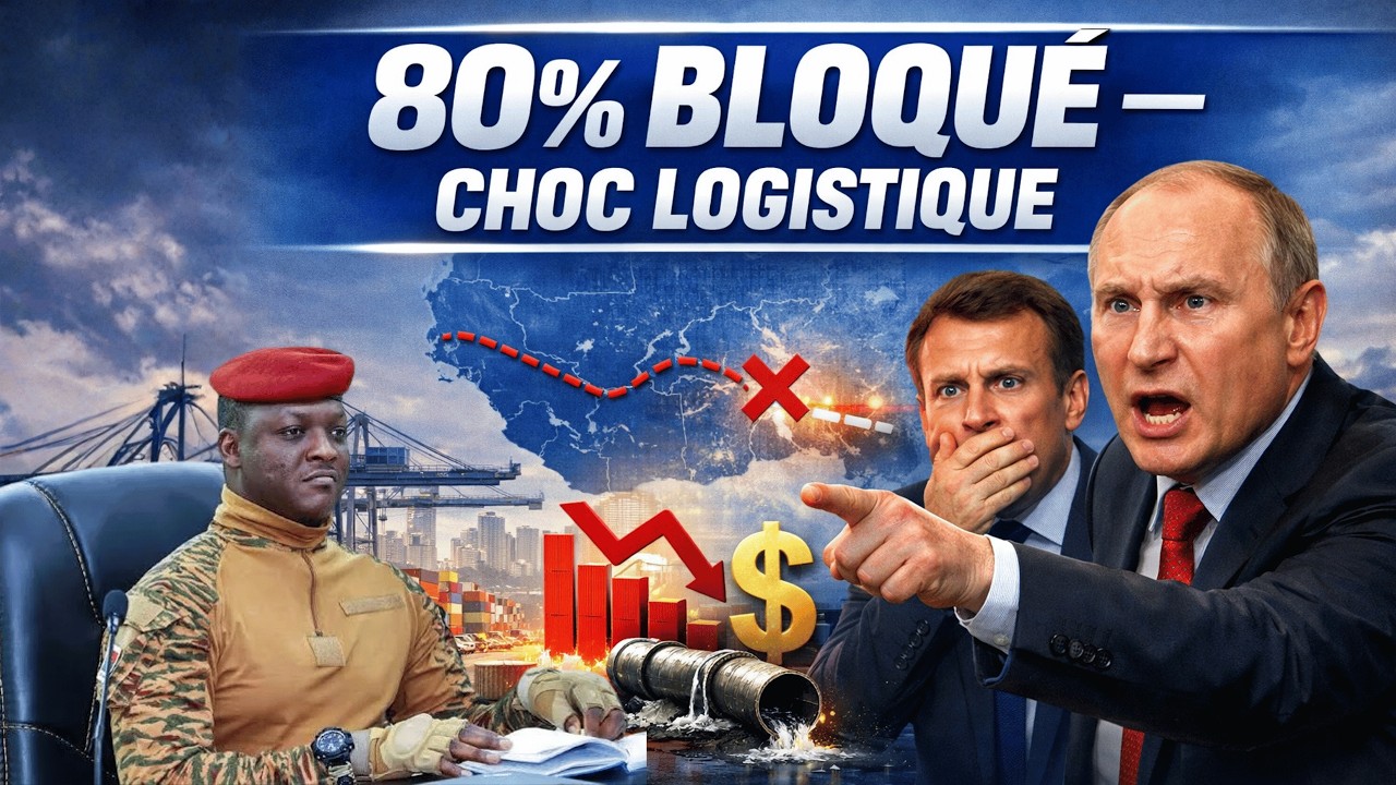 Ibrahim Traoré : 80% du commerce bloqué — le choc qui secoue toute l’Afrique de l’Ouest